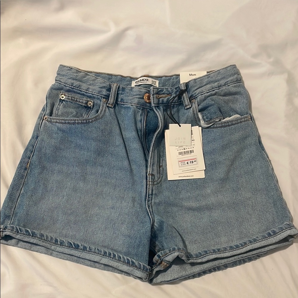 NWT Pull&Bear Mom jean shorts